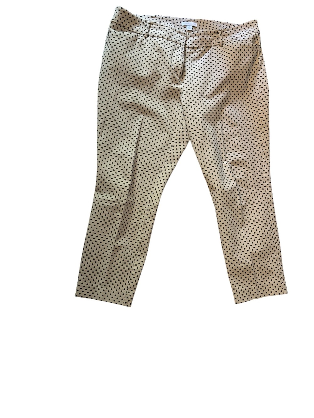 Women’s Tan Polka Dot Dress Pants